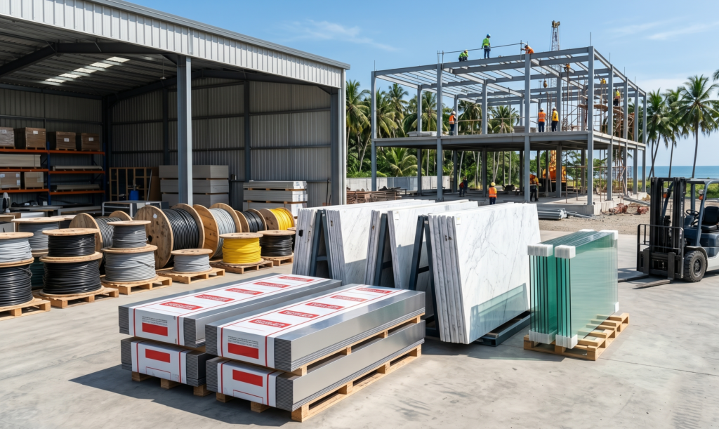Jual Perlengkapan Material Bangunan Modern di Aceh