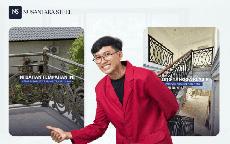 Jasa Pemasangan Railing Tangga Aceh Profesional