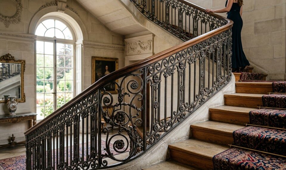Jasa Pemasangan Railing Tangga Klasik Custom Berkualitas untuk Hunian Mewah